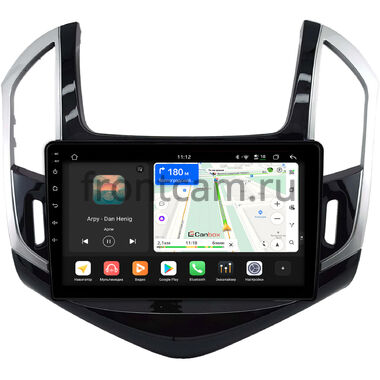 Chevrolet Cruze 2012-2016 (черно-серая, глянцевая) Canbox H-Line 5196-9-0664 на Android 14 (4G-SIM, 6/128, DSP, QLed)