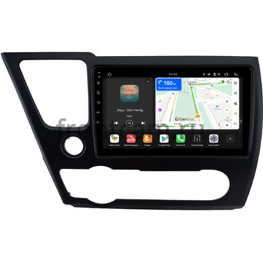 Honda Civic 9 4D 2013-2017 (матовая, левый руль, седан) Canbox H-Line 5196-9-0831 на Android 14 (4G-SIM, 6/128, DSP, QLed)