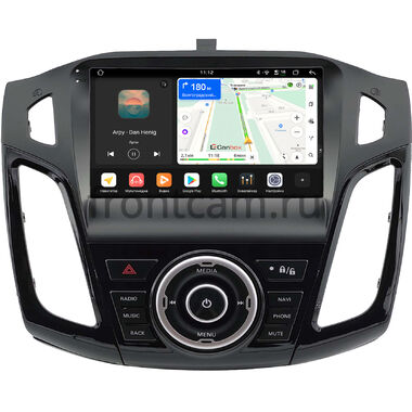Ford Focus 3 2011-2019 (черная, глянцевая, Тип 2) Canbox H-Line 5196-9-0845 на Android 14 (4G-SIM, 6/128, DSP, QLed)