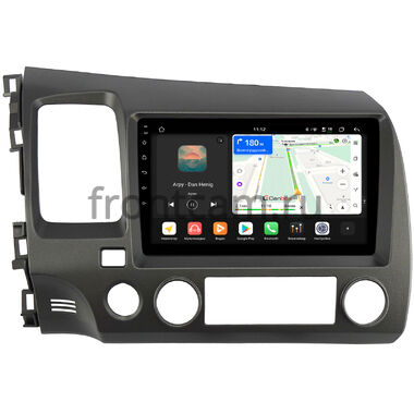 Honda Civic 8 4D 2005-2012 (левый руль, седан) Canbox H-Line 5197-9-1061 на Android 14 (4G-SIM, 8/128, DSP, QLed)