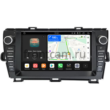 Toyota Prius 3 (XW30) 2009-2015 (левый руль, для авто без JBL) Canbox H-Line 5196-9-1325 на Android 14 (4G-SIM, 6/128, DSP, QLed)