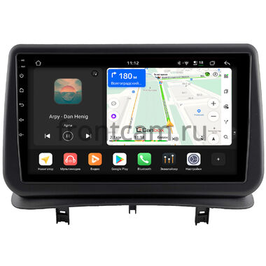 Renault Clio 3 2005-2014 Canbox H-Line 4792-9-1406 на Android 14 (4G-SIM, 4/64, DSP, QLed)