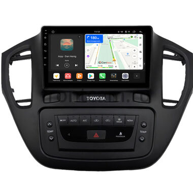 Toyota Highlander (U20), Kluger (XU20) 2000-2007 (черная) Canbox H-Line 5196-9-1561 на Android 14 (4G-SIM, 6/128, DSP, QLed)