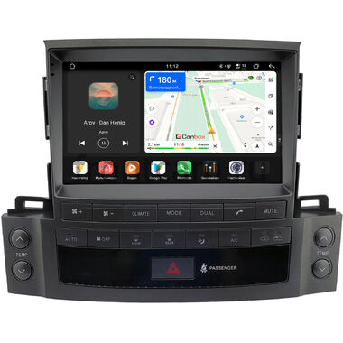 Lexus LX 570 2007-2015 (Вид 1, Тип A) Canbox H-Line 5196-9-1695 на Android 14 (4G-SIM, 6/128, DSP, QLed)