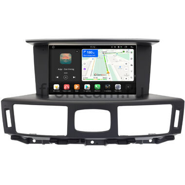 Infiniti M25, M37, M56 2010-2013, Q70 2013-2019 Canbox H-Line 5197-9-1784 на Android 14 (4G-SIM, 8/128, DSP, QLed) (Тип A, для авто без кнопок TEL и APPS)
