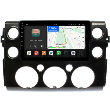 Toyota FJ Cruiser 2006-2022 (черная, глянцевая) Canbox H-Line 5196-9-188 на Android 14 (4G-SIM, 6/128, DSP, QLed)