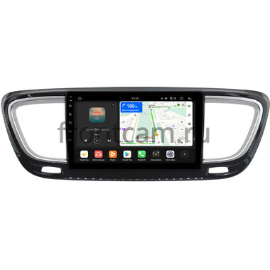 Chrysler Grand Voyager 6 2019-2024 (глянцевая) Canbox H-Line 4792-9-2210 на Android 14 (4G-SIM, 4/64, DSP, QLed)