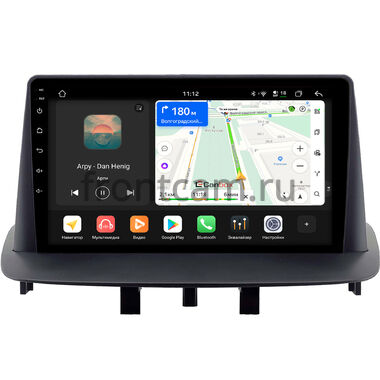 Renault Fluence, Megane 3 2008-2016 Canbox H-Line 5197-9-2264 на Android 14 (4G-SIM, 8/128, DSP, QLed)