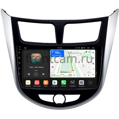 Hyundai Solaris, Accent 4 2010-2019 Canbox H-Line 5196-9-2275 на Android 14 (4G-SIM, 6/128, DSP, QLed)