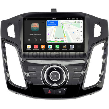Ford Focus 3 2011-2019 (черная, глянцевая, Тип 1) Canbox H-Line 5196-9-2360 на Android 14 (4G-SIM, 6/128, DSP, QLed)