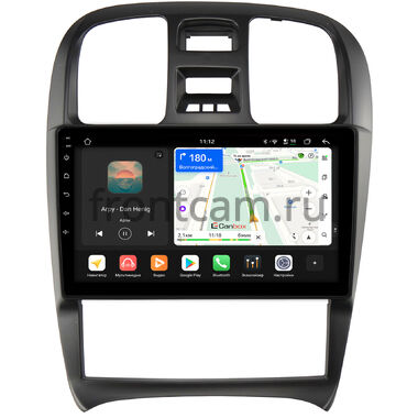 Hyundai Sonata 4 (EF) 2001-2012 (левый руль) Canbox H-Line 5197-9-268 на Android 14 (4G-SIM, 8/128, DSP, QLed)
