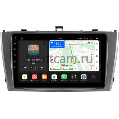Toyota Avensis 3 2008-2015 (серебро) Canbox H-Line 5196-9-3018 на Android 14 (4G-SIM, 6/128, DSP, QLed)
