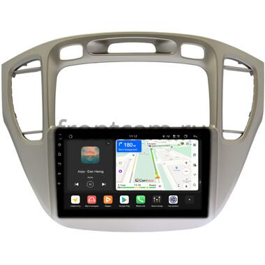Toyota Highlander (U20), Kluger (XU20) 2000-2007 (серебро, для авто без монитора) Canbox H-Line 5196-9-409 на Android 14 (4G-SIM, 6/128, DSP, QLed)