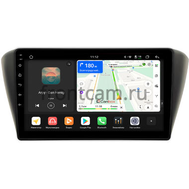 Skoda Fabia 3 2014-2018 (черная) Canbox H-Line 4792-9-571 на Android 14 (4G-SIM, 4/64, DSP, QLed)