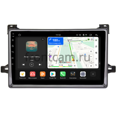 Toyota Prius 4 (XW50) 2015-2019 (черный глянец) Canbox H-Line 5197-9-651 на Android 14 (4G-SIM, 8/128, DSP, QLed)