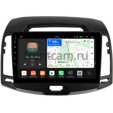 Hyundai Elantra 4 (HD) 2006-2011 (черная) Canbox H-Line 5197-9-680 на Android 14 (4G-SIM, 8/128, DSP, QLed)