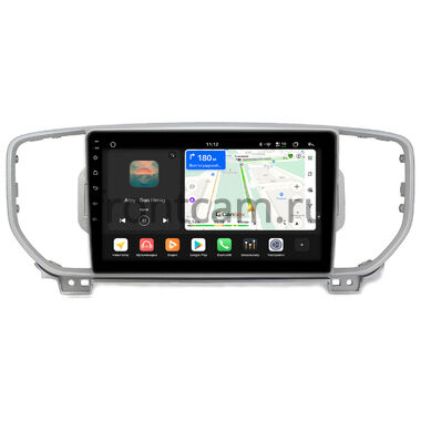 Kia Sportage 4 2015-2018 (серебряная, для авто с камерой) Canbox H-Line 4792-9043 на Android 14 (4G-SIM, 4/64, DSP, QLed)