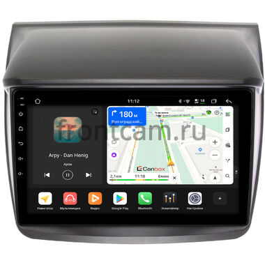 Mitsubishi L200 4, Pajero Sport 2 2008-2016 Canbox H-Line 5196-9057 на Android 14 (4G-SIM, 6/128, DSP, QLed)