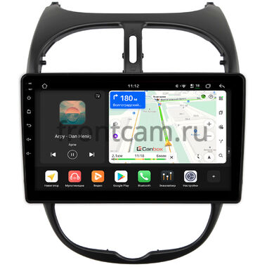 Peugeot 206 1998-2012 Canbox H-Line 4792-9117 на Android 14 (4G-SIM, 4/64, DSP, QLed)