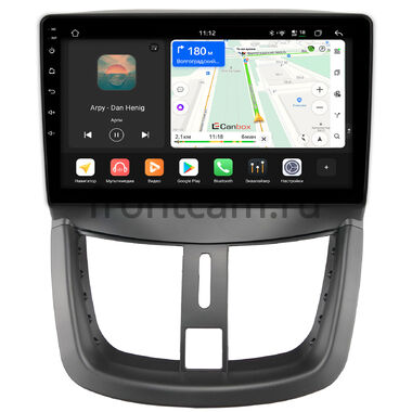 Peugeot 207 2006-2015, 207i (Iran Khodro) 2016-2026 Canbox H-Line 5197-9203 на Android 14 (4G-SIM, 8/128, DSP, QLed)