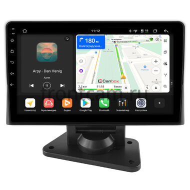 Canbox H-Line 4792-9291 на Android 14 (4G-SIM, 4/64, DSP, QLed) для установки на торпедо грузовика, автобуса и другого коммерческого транспорта