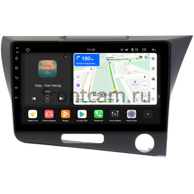Honda CR-Z 2010-2016 (правый руль) Canbox H-Line 5196-9305 на Android 14 (4G-SIM, 6/128, DSP, QLed)