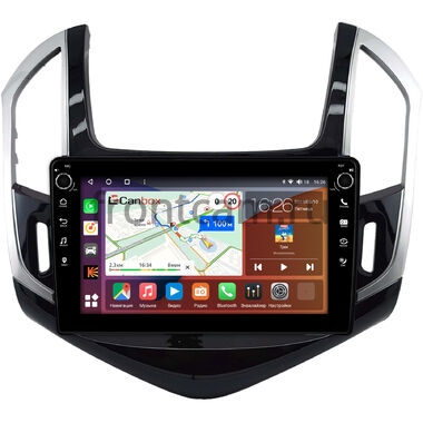 Chevrolet Cruze 2012-2016 (черно-серая, глянцевая) Canbox H-Line 7802-9-0664 на Android 10 (4G-SIM, 4/32, DSP, IPS) С крутилками