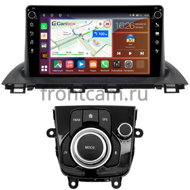 Mazda 3 (BM), Axela 3 2013-2019 Canbox H-Line 7802-9-1277 на Android 10 (4G-SIM, 4/32, DSP, IPS) С крутилками