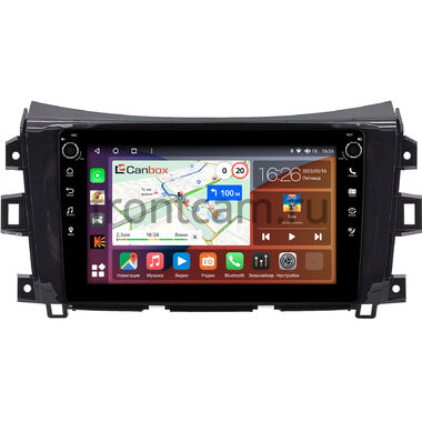 Nissan Navara (Frontier) 4 (D23) 2014-2024 (глянцевая) Canbox H-Line 7802-9-1340 на Android 10 (4G-SIM, 4/32, DSP, IPS) С крутилками