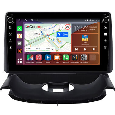 Peugeot 206 1998-2012 (черная, Тип 1) Canbox H-Line 7802-9-1494 на Android 10 (4G-SIM, 4/32, DSP, IPS) С крутилками