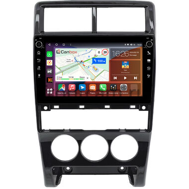 Lada Priora 2013-2018 (черная, глянцевая) Canbox H-Line 7802-9-1610 на Android 10 (4G-SIM, 4/32, DSP, IPS) С крутилками