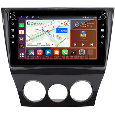 Mazda RX-8 (2008-2012) (глянцевая) Canbox H-Line 7802-9-234 на Android 10 (4G-SIM, 4/32, DSP, IPS) С крутилками