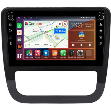 Volkswagen Scirocco 2008-2014 (глянцевая) Canbox H-Line 7802-9-3213 на Android 10 (4G-SIM, 4/32, DSP, IPS) С крутилками