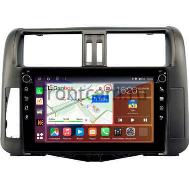 Toyota Land Cruiser Prado 150 2009-2013 (для авто с усилителем) Canbox H-Line 7802-9005 на Android 10 (4G-SIM, 4/32, DSP, IPS) С крутилками