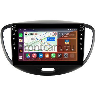 Hyundai i10 (2007-2013) Canbox H-Line 7803-9-143 на Android 10 (4G-SIM, 4/64, DSP, IPS) С крутилками