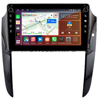 Toyota Ipsum (M20) 2001-2009 (Тип A, черная, глянцевая) Canbox H-Line 7803-9-2157 на Android 10 (4G-SIM, 4/64, DSP, IPS) С крутилками