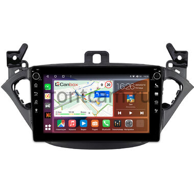 Opel Corsa E 2014-2019 Canbox H-Line 7803-9-3423 на Android 10 (4G-SIM, 4/64, DSP, IPS) С крутилками