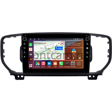 Kia Sportage 4 2015-2018 (черная, для авто без камеры) Canbox H-Line 7804-9-0332 на Android 10 (4G-SIM, 6/128, DSP, IPS) С крутилками