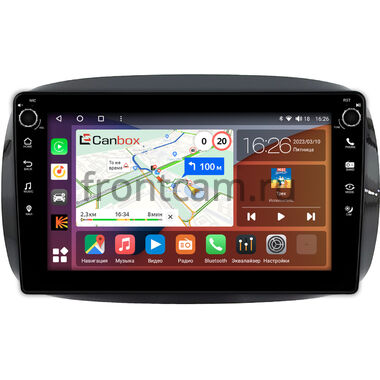 Smart Fortwo 3, Forfour 2 2014-2024 (для авто с цветным экраном) Canbox H-Line 7804-9-0637 на Android 10 (4G-SIM, 6/128, DSP, IPS) С крутилками