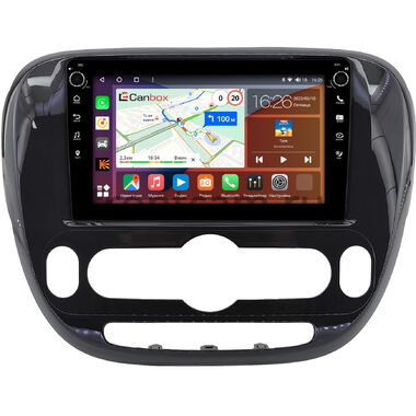 Kia Soul 2 2013-2019 (глянцевая, с климат-контролем) Canbox H-Line 7804-9-0660 на Android 10 (4G-SIM, 6/128, DSP, IPS) С крутилками