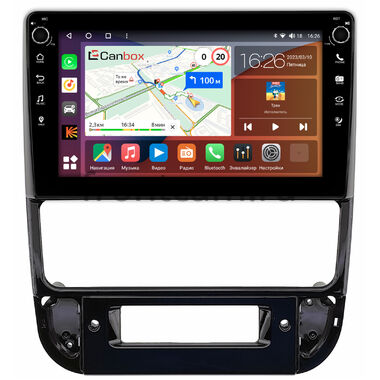 Peugeot 406 1999-2005 (глянцевая) Canbox H-Line 7804-9-1740 на Android 10 (4G-SIM, 6/128, DSP, IPS) С крутилками