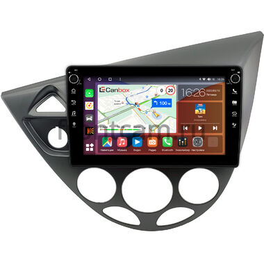 Ford Focus 1998-2005 (темно-серая) Canbox H-Line 7804-9-2070 на Android 10 (4G-SIM, 6/128, DSP, IPS) С крутилками