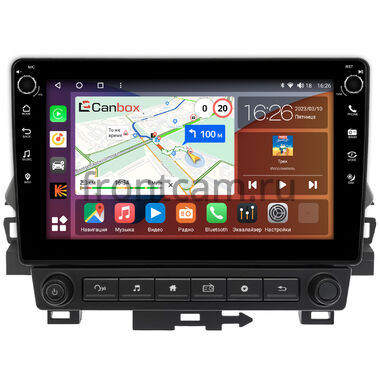 Mitsubishi Eclipse Cross 2017-2026 (взамен магнитолы с крутилками) Canbox H-Line 7806-10-0285 на Android 10 (4G-SIM, 4/32, DSP, QLed) С крутилками