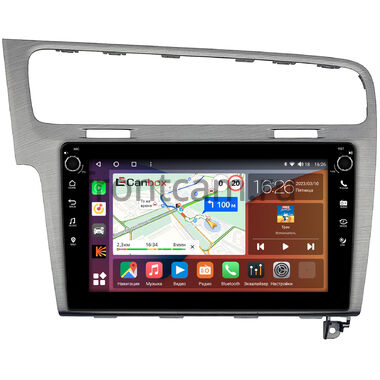 Volkswagen Golf 7 2012-2020 (серая) Canbox H-Line 7806-10-048 на Android 10 (4G-SIM, 4/32, DSP, QLed) С крутилками