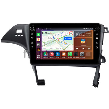 Toyota Prius 3 (XW30) 2009-2015 (левый руль) Canbox H-Line 7806-10-0621 на Android 10 (4G-SIM, 4/32, DSP, QLed) С крутилками