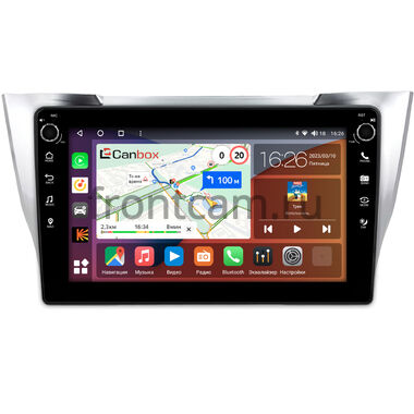 Toyota Harrier 2 (XU30) 2003-2013 (серебряная) Canbox H-Line 7806-10-1473 на Android 10 (4G-SIM, 4/32, DSP, QLed) С крутилками