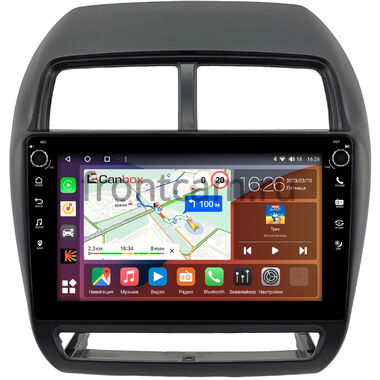 Mitsubishi ASX, Outlander Sport, RVR 3 (2016-2024) Canbox H-Line 7806-10-1530 на Android 10 (4G-SIM, 4/32, DSP, QLed) С крутилками