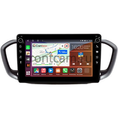 Lada Vesta (NG) 2022-2024 Canbox H-Line 7806-10-2270 на Android 10 (4G-SIM, 4/32, DSP, QLed) С крутилками