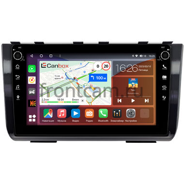 Hyundai Creta 2 2021-2024 (черная, глянцевая) Canbox H-Line 7806-10-2524 на Android 10 (4G-SIM, 4/32, DSP, QLed) С крутилками