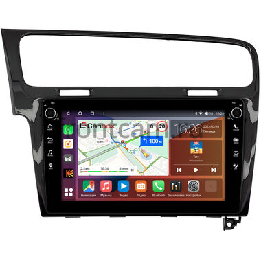 Volkswagen Golf 7 2012-2020 (глянцевая) Canbox H-Line 7806-10-469 на Android 10 (4G-SIM, 4/32, DSP, QLed) С крутилками